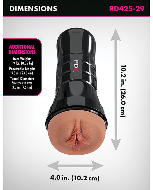 PDX Extreme Wet Pussies Super Luscious Lips XXL Stroker - Brown | Shop Lowest Prices at fonlove.shop
