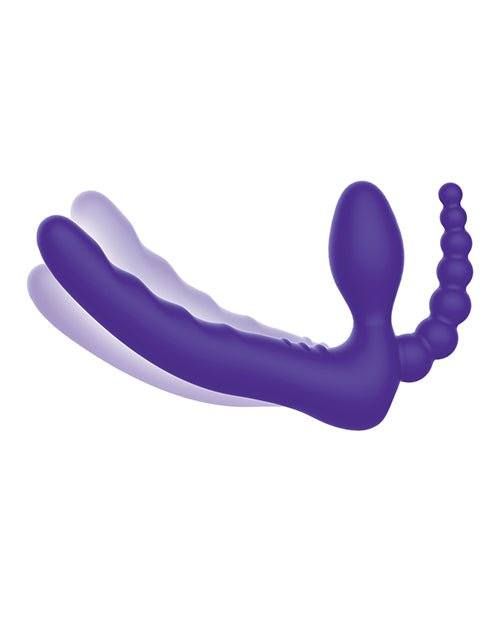Pegasus 7" Strapless Strap On w/Remote - Purple | Shop Lowest Prices at fonlove.shop