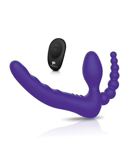 Pegasus 7" Strapless Strap On w/Remote - Purple | Shop Lowest Prices at fonlove.shop