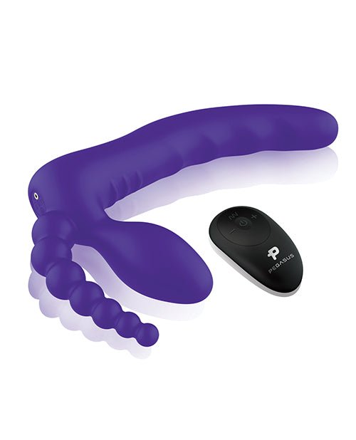 Pegasus 7" Strapless Strap On w/Remote - Purple | Shop Lowest Prices at fonlove.shop