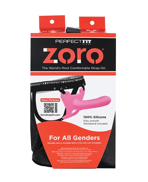 Perfect Fit Zoro 5.5" Strap On w/Case - Pink | Shop Lowest Prices at fonlove.shop