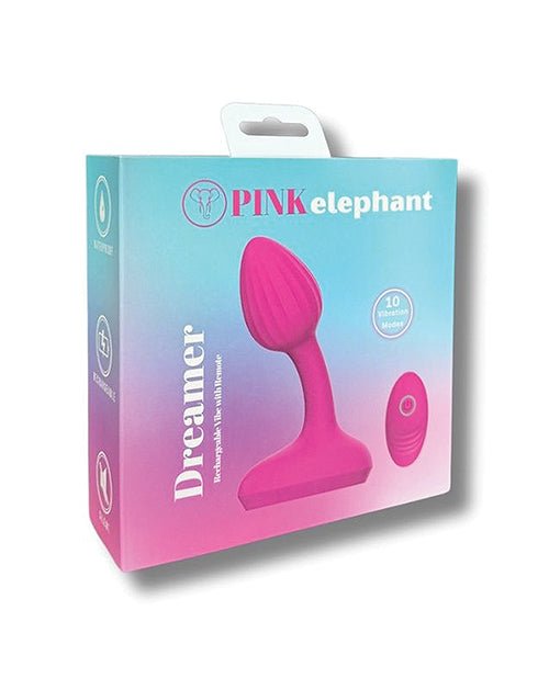 Pink Elephant Dreamer Rechargeable Vibe w/Remote - Pink | Shop Lowest Prices at fonlove.shop