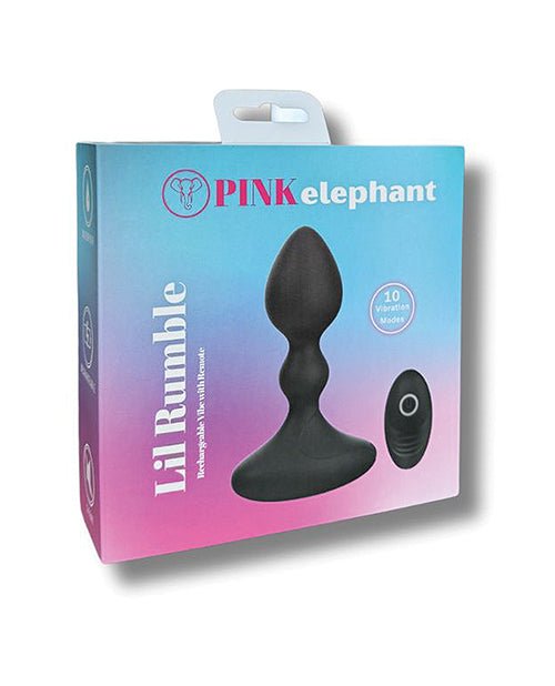 Pink Elephant Lil Rumble Rechargeable Vibe w/Remote | Shop Lowest Prices at fonlove.shop