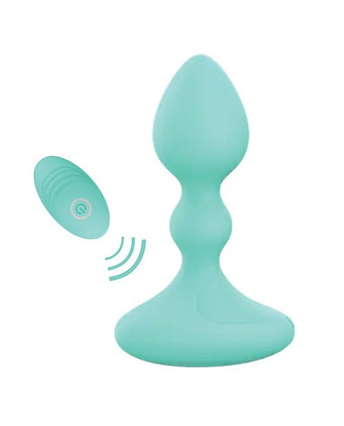 Pink Elephant Lil Rumble Rechargeable Vibe w/Remote - Aqua | Shop Lowest Prices at fonlove.shop