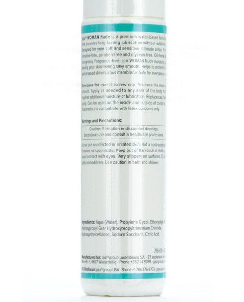 Pjur Woman Nude Water Based Personal Lubricant - 100 Ml | Shop Lowest Prices at fonlove.shop