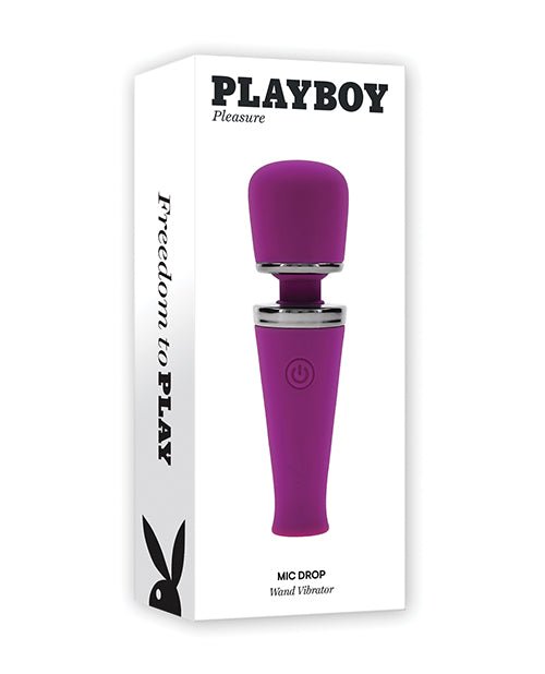 Playboy Pleasure Mic Drop Petite Wand Vibrator | Shop Lowest Prices at fonlove.shop