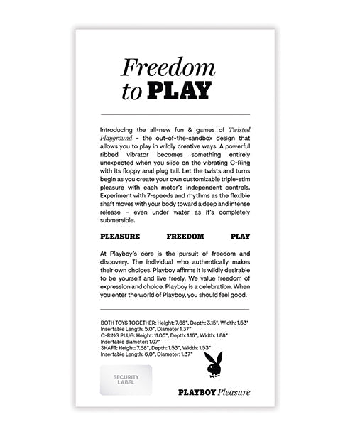 Playboy Pleasure Twisted Playground - Acai | Shop Lowest Prices at fonlove.shop