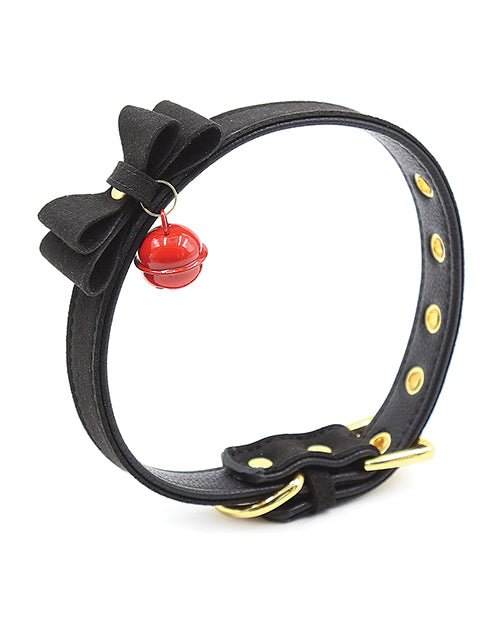 Plesur Cat Bell Bow Tie Collar - Black | Shop Lowest Prices at fonlove.shop