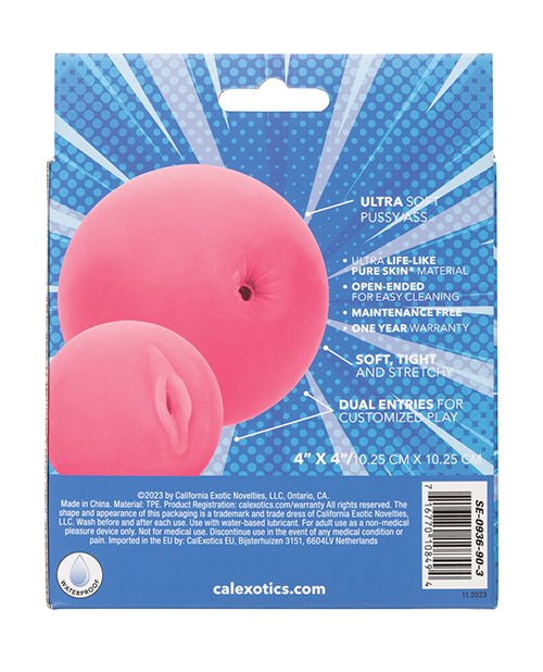 Pop Sock! Pussy & Ass Ball Masturbator - Pink | Shop Lowest Prices at fonlove.shop