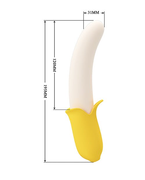 Pretty Love Banana Geek Thrusting Vibrator - Yellow | Shop Lowest Prices at fonlove.shop