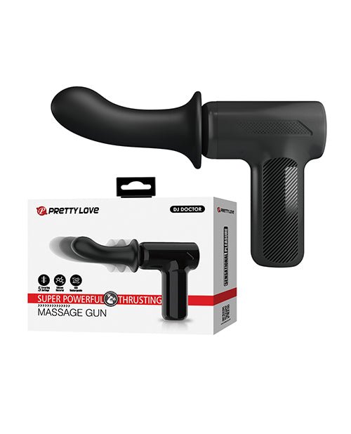 Pretty Love DJ Doctor Thrusting Gun Massager - Black | Shop Lowest Prices at fonlove.shop
