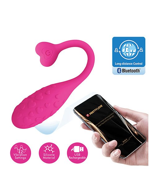 Pretty Love Fisherman Vibrating Egg - Hot Pink | Shop Lowest Prices at fonlove.shop