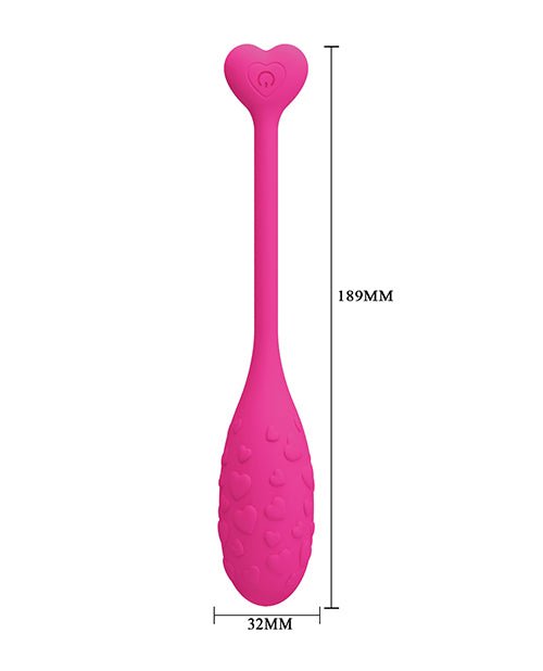 Pretty Love Fisherman Vibrating Egg - Hot Pink | Shop Lowest Prices at fonlove.shop