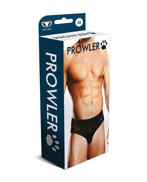 Prowler Lace Open Back Brief - Black MD | Shop Lowest Prices at fonlove.shop