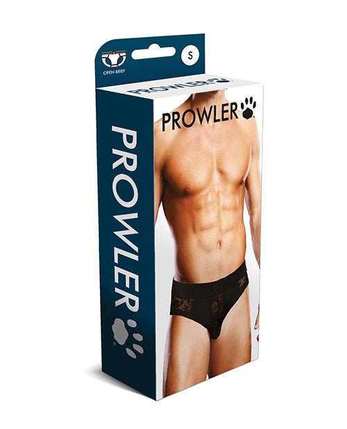 Prowler Lace Open Back Brief - Black SM | Shop Lowest Prices at fonlove.shop