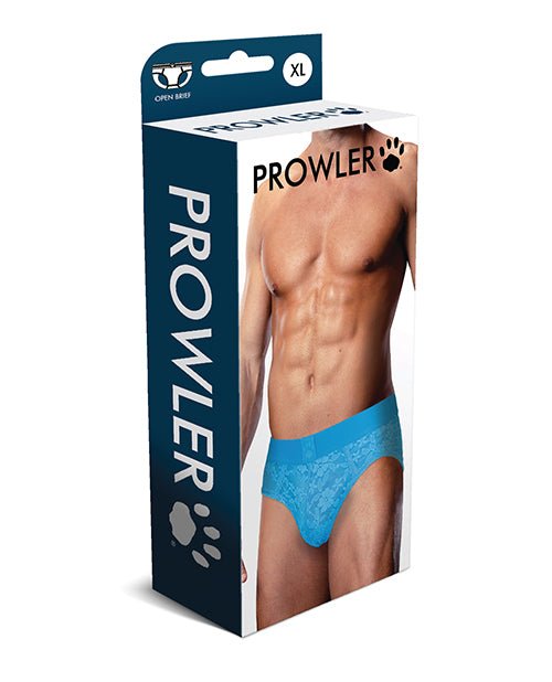 Prowler Lace Open Back Brief - Blue XL | Shop Lowest Prices at fonlove.shop