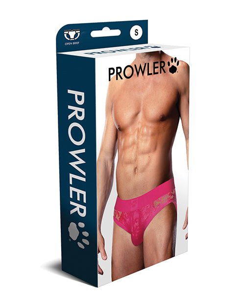 Prowler Lace Open Back Brief - Pink SM | Shop Lowest Prices at fonlove.shop