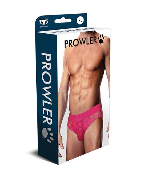 Prowler Lace Open Back Brief - Pink XL | Shop Lowest Prices at fonlove.shop
