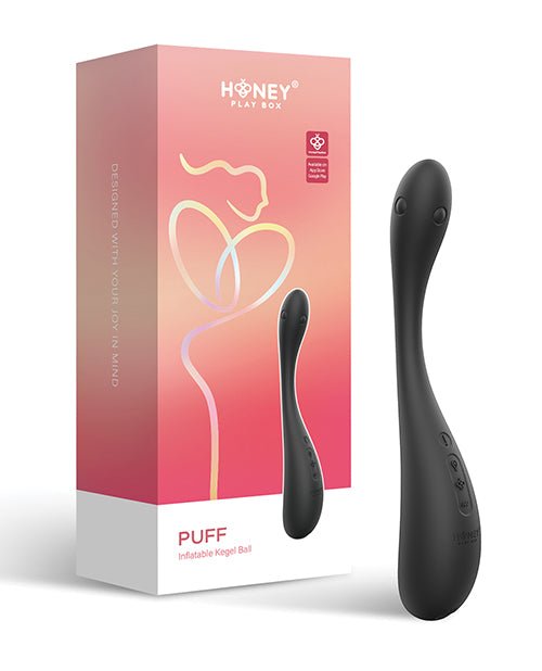 Puff App - Controlled Inflatable Kegel Ball - Black | Shop Lowest Prices at fonlove.shop