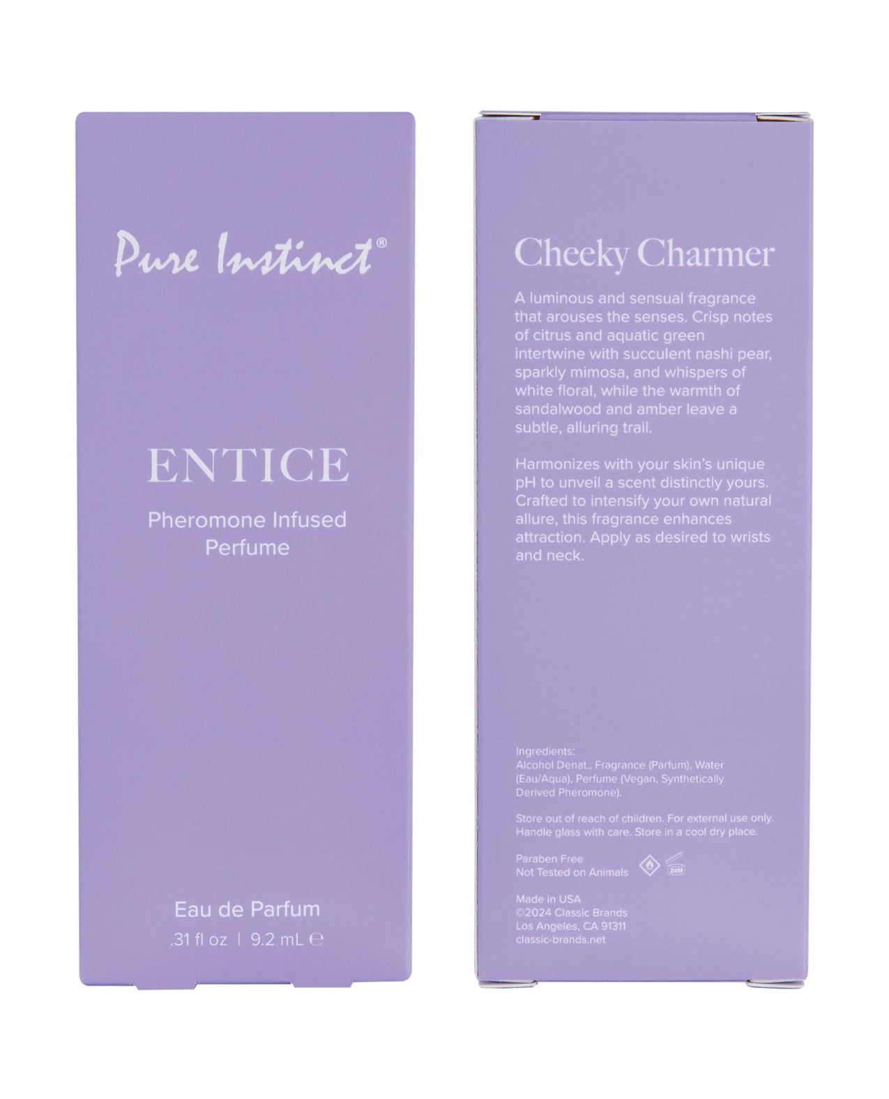 Pure Instinct Pheromone Perfume Entice - 9.2 ml Spray | Shop Lowest Prices at fonlove.shop