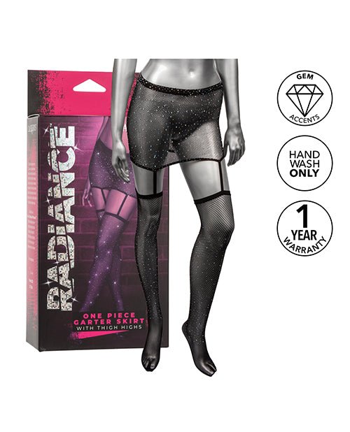 Radiance One Piece Garter Skirt W/ Thigh Highs | Shop Lowest Prices at fonlove.shop