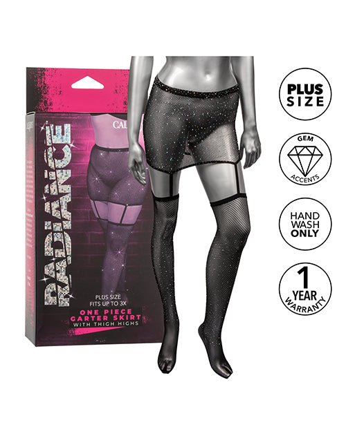 Radiance One Piece Garter Skirt W/ Thigh Highs | Shop Lowest Prices at fonlove.shop
