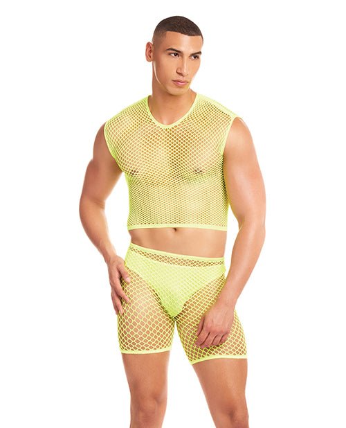 Rainbow Party Net - Bula Large Mesh Long Brief 3 pc Set | Shop Lowest Prices at fonlove.shop