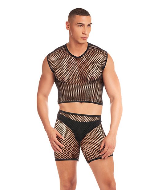 Rainbow Party Net - Bula Large Mesh Long Brief 3 pc Set | Shop Lowest Prices at fonlove.shop