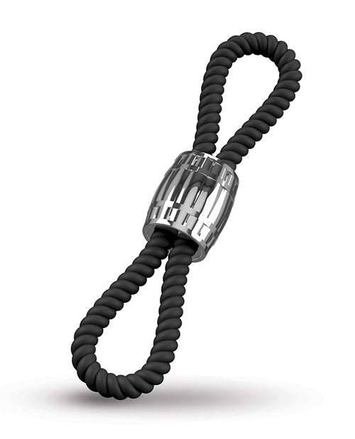 Rebel Two Loop Heavy Rope Cock Lasso - Black | Shop Lowest Prices at fonlove.shop