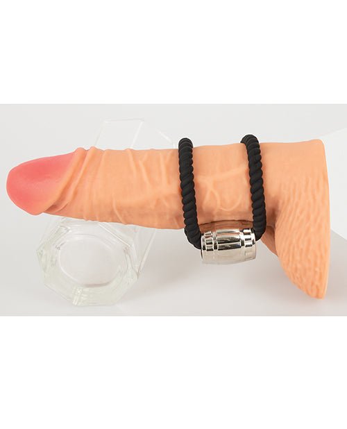 Rebel Two Loop Heavy Rope Cock Lasso - Black | Shop Lowest Prices at fonlove.shop