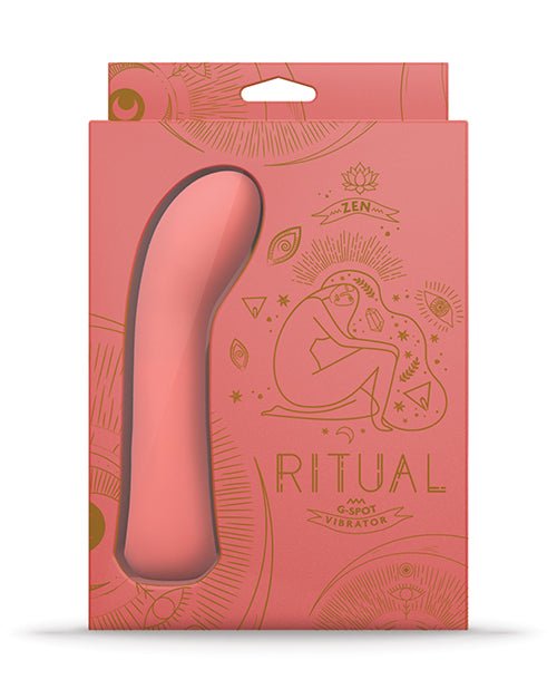 RITUAL Zen Rechargeable Silicone G - Spot Vibe - Coral | Shop Lowest Prices at fonlove.shop