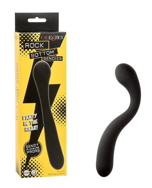Rock Bottom Bendies Bendy Pleasure Dual Ended Anal Probe - Black | Shop Lowest Prices at fonlove.shop