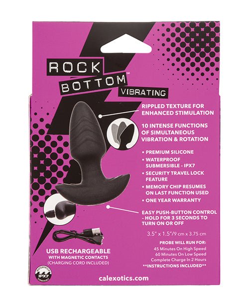 Rock Bottom Rotating Anal Probe - Black | Shop Lowest Prices at fonlove.shop