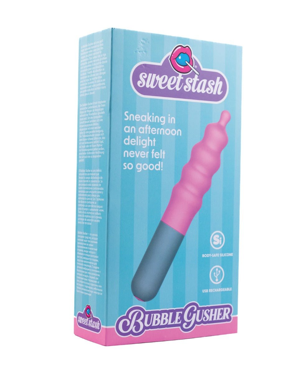 Rock Candy Bubble Gusher Stimulator - Pink/Grey | Shop Lowest Prices at fonlove.shop