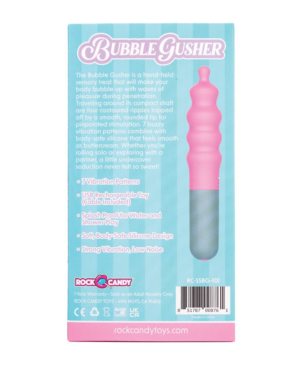 Rock Candy Bubble Gusher Stimulator - Pink/Grey | Shop Lowest Prices at fonlove.shop