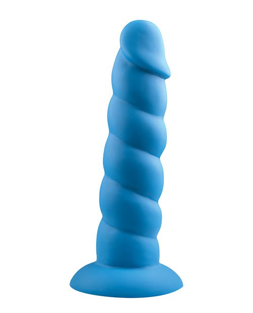 Rock Candy Suga Daddy 7" Silicone Dildo - Blue | Shop Lowest Prices at fonlove.shop