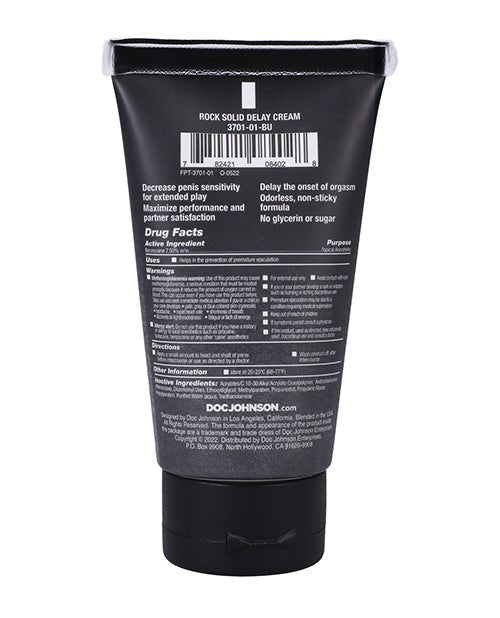 Rock Solid Delay Cream - 2 oz | Shop Lowest Prices at fonlove.shop