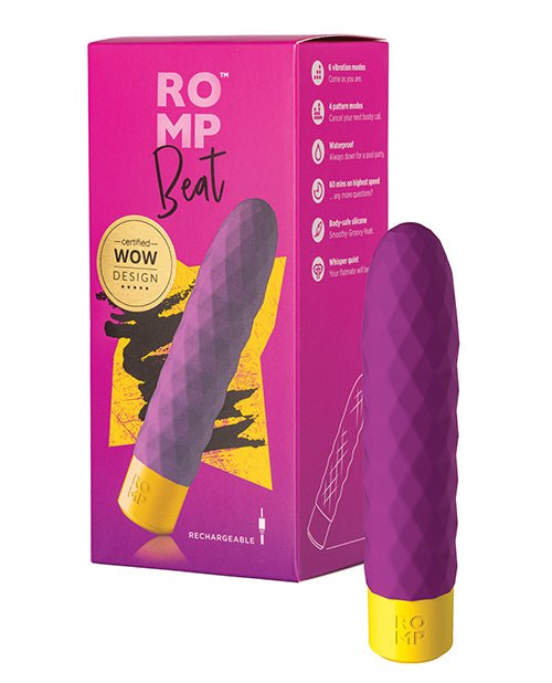 ROMP Beat Bullet Vibrator - Purple | Shop Lowest Prices at fonlove.shop
