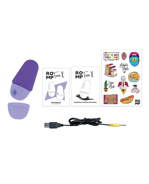 ROMP Free X Clitoral Vibrator - Purple | Shop Lowest Prices at fonlove.shop