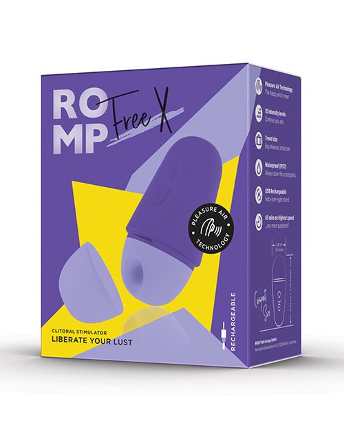 ROMP Free X Clitoral Vibrator - Purple | Shop Lowest Prices at fonlove.shop