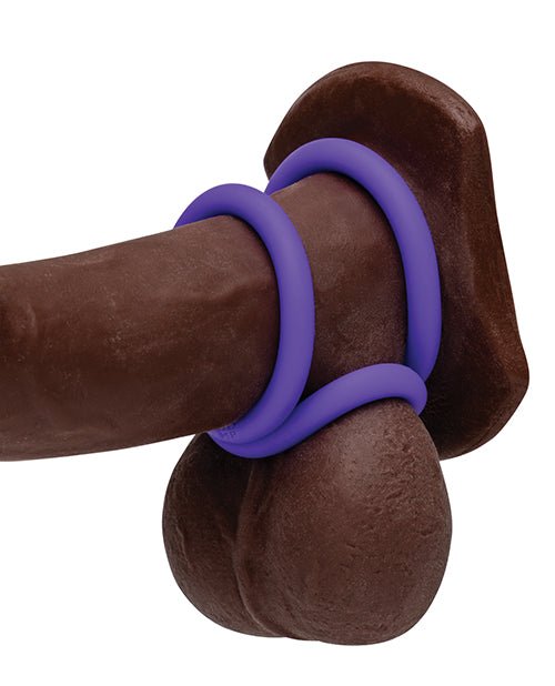 Romp Remix Trio Penis Ring Set of 3 - Purple | Shop Lowest Prices at fonlove.shop