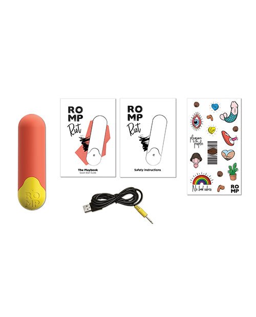 Romp Riot Bullet Vibrator - Orange | Shop Lowest Prices at fonlove.shop