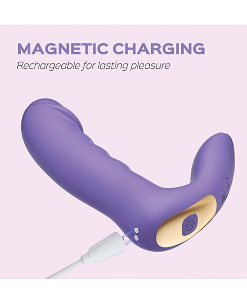 RORA App - Controlled Rotating G - Spot Vibrator & Clitoral Stimulator - Purple | Shop Lowest Prices at fonlove.shop