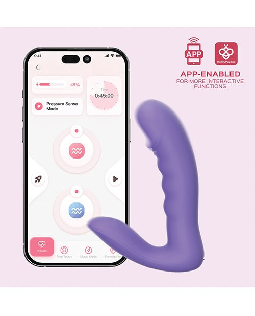 RORA App - Controlled Rotating G - Spot Vibrator & Clitoral Stimulator - Purple | Shop Lowest Prices at fonlove.shop