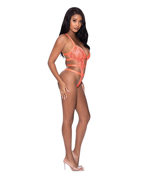 Rude Awakening Strappy Teddy Orange L/XL | Shop Lowest Prices at fonlove.shop