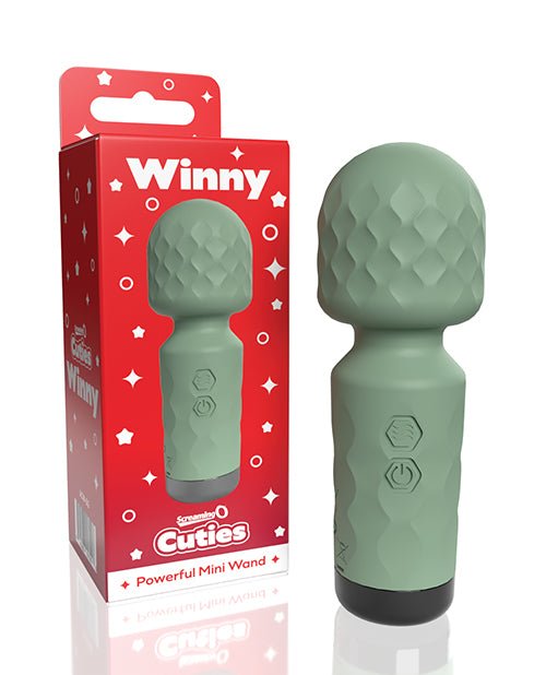 Screaming O Cuties Winny Vibrating Mini Wand - Sage Green | Shop Lowest Prices at fonlove.shop