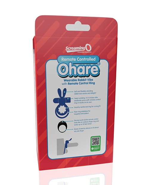 Screaming O Ohare Remote Controlled Vibrating Ring - Blue | Shop Lowest Prices at fonlove.shop