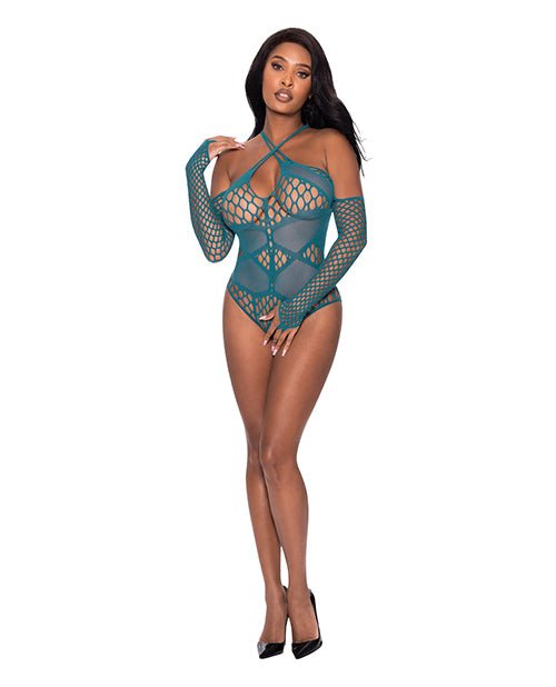Seamless Long Sleeve Teddy Turquoise O/S | Shop Lowest Prices at fonlove.shop