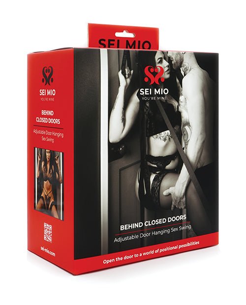 Sei Mio Behind Closed Doors Hanging Sex Swing - Black | Shop Lowest Prices at fonlove.shop