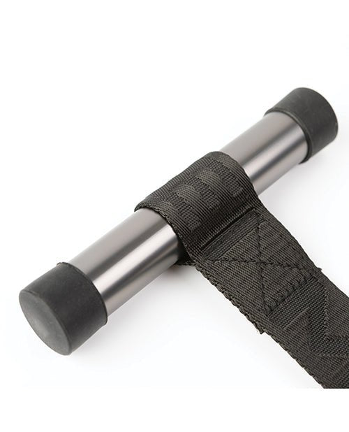 Sei Mio Doorway Play Adjustable Over Door Cuff Restraints - Black | Shop Lowest Prices at fonlove.shop